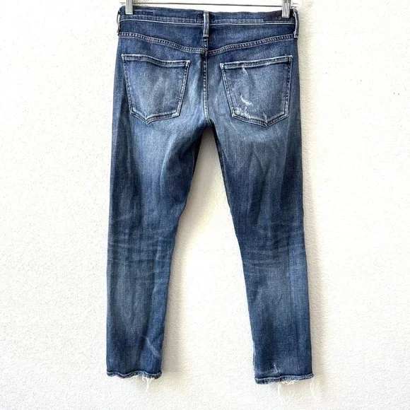 $298 AGold E Isabel Distressed Jeans Slim Jeans Size 27 - Picture 6 of 9